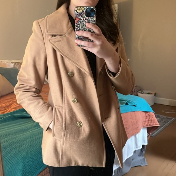 Old Navy Pea coat with gold button detail - Picture 8 of 10